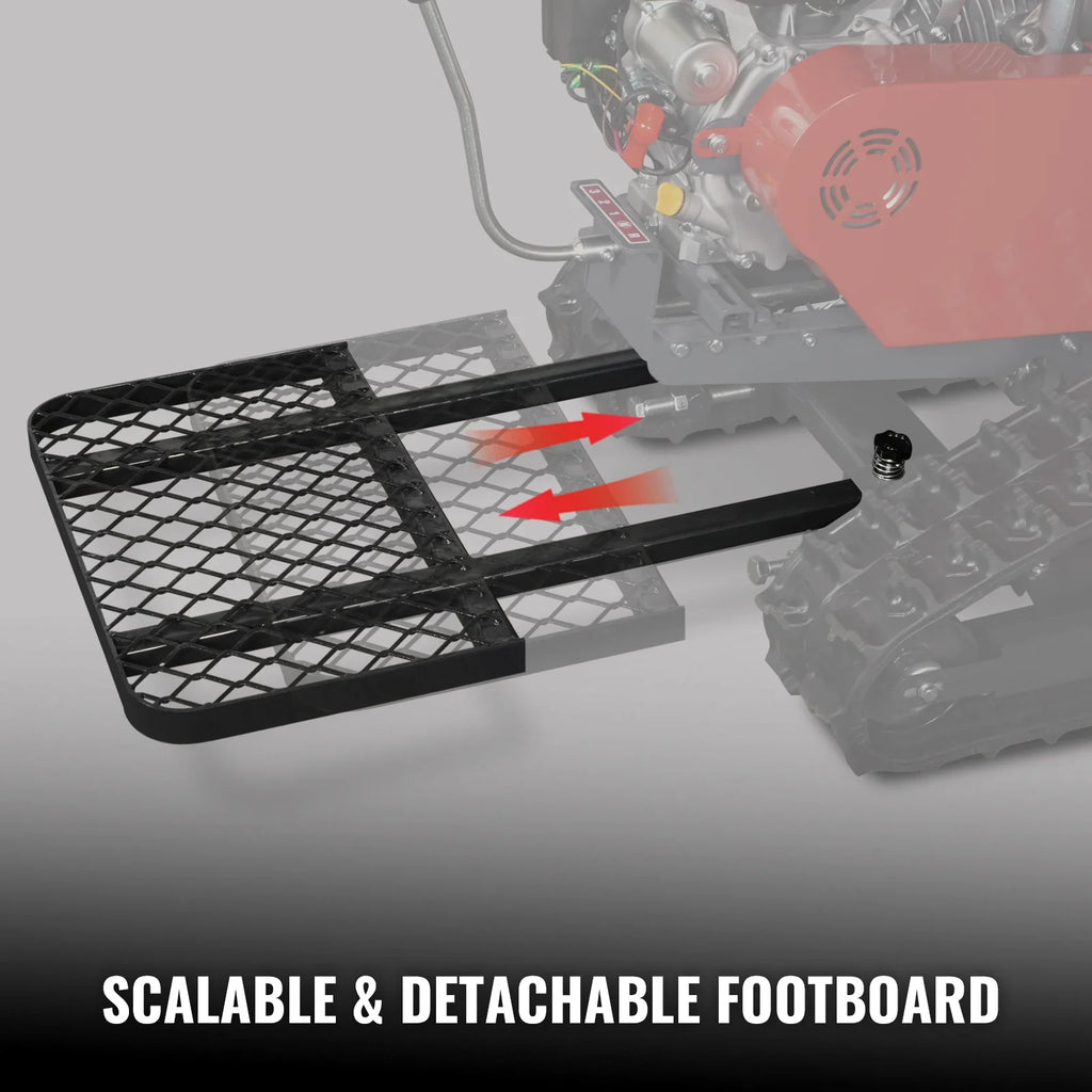 MechMaxx SFM27T - 27" 10HP 302cc Tracked Walk-Behind Flail Mower (Electric Start)