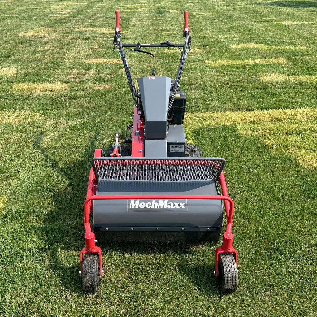 MechMaxx SFM27T - 27" 10HP 302cc Tracked Walk-Behind Flail Mower (Electric Start)