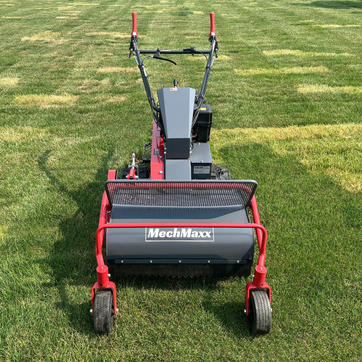 MechMaxx SFM27T - 27" 10HP 302cc Tracked Walk-Behind Flail Mower (Electric Start)