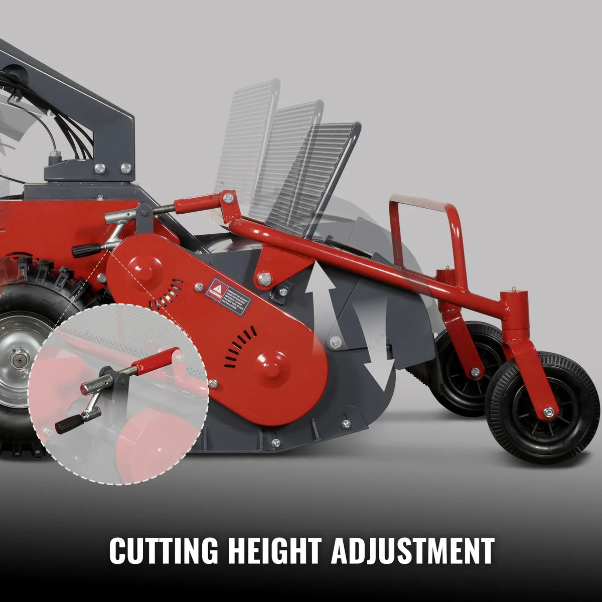 MechMaxx SFM27T - 27" 10HP 302cc Tracked Walk-Behind Flail Mower (Electric Start)