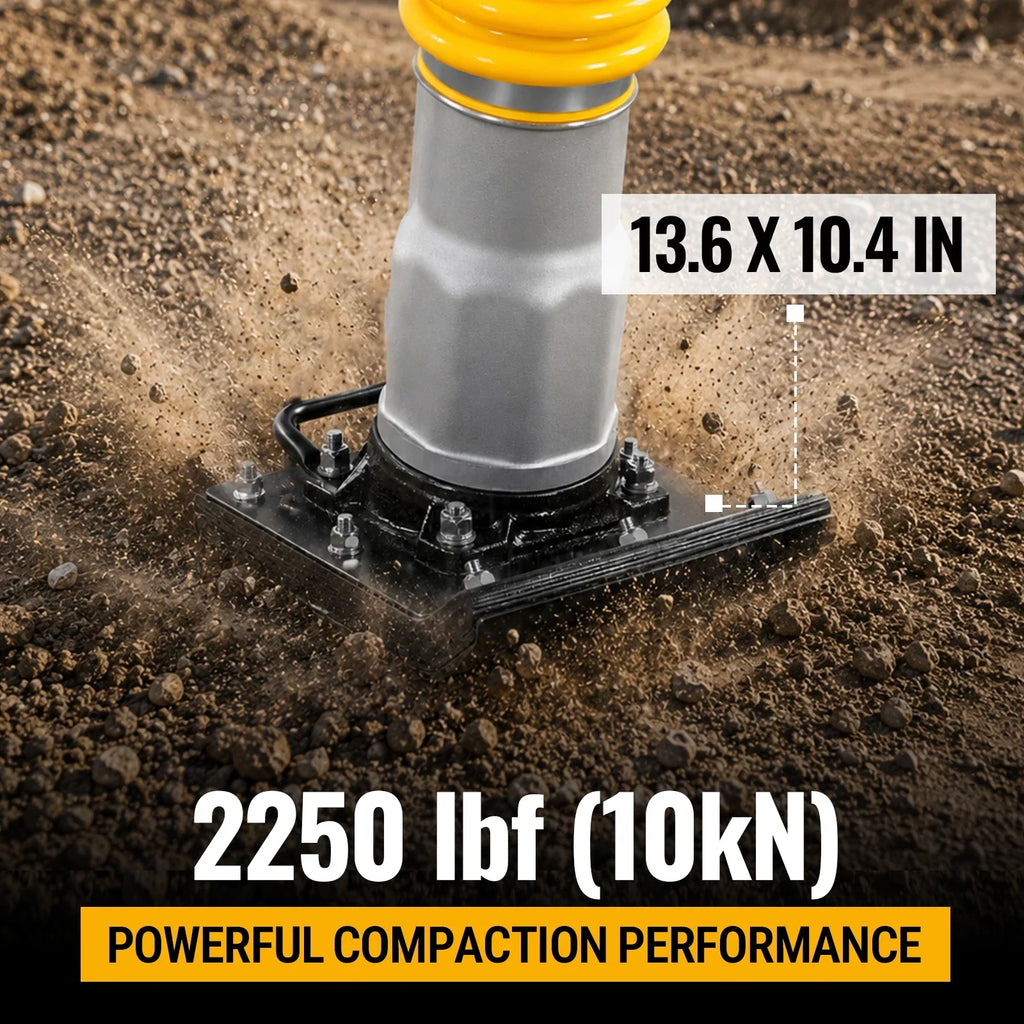 MechMaxx TR60H Honda GX100 Tamping Rammer with Wheel Kit