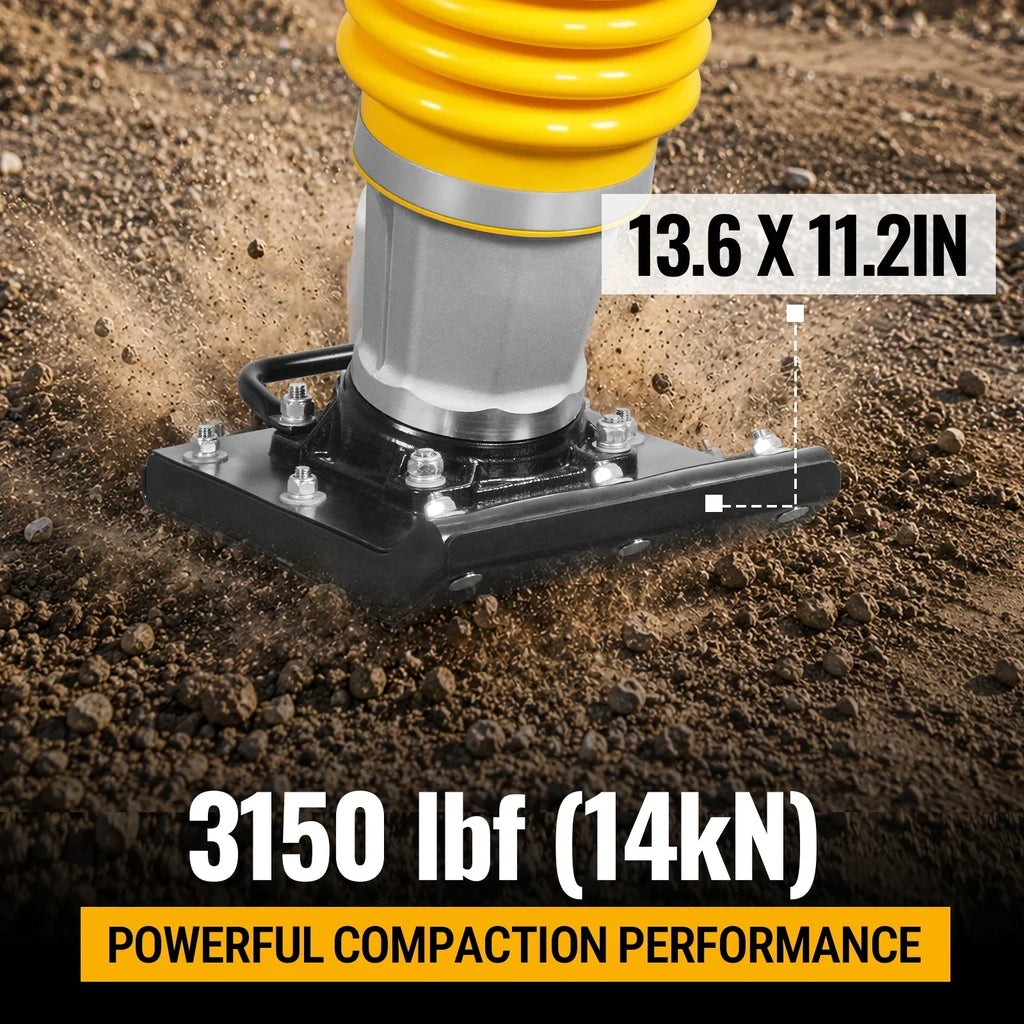 MechMaxx TR75H Honda GXR120 Tamping Rammer with Wheel Kit