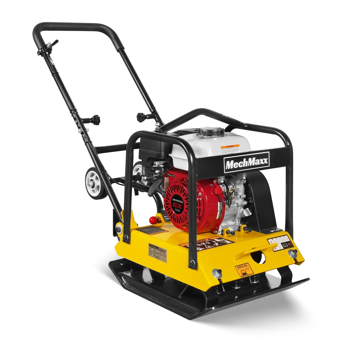 MechMaxx PC90H Honda GX160 Vibratory Plate Compactor with Wheel Kit