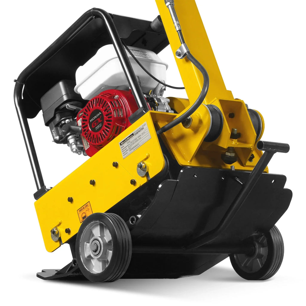 MechMaxx PC150H Honda GX160 Reversible Plate Compactor with Wheel Kit and Extension Plates