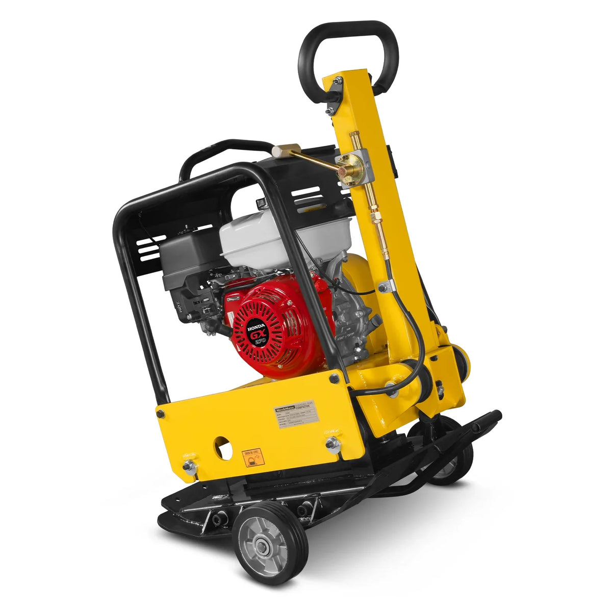 MechMaxx PC180H Honda GX270 Reversible Plate Compactor with Wheel Kit and Extension Plates