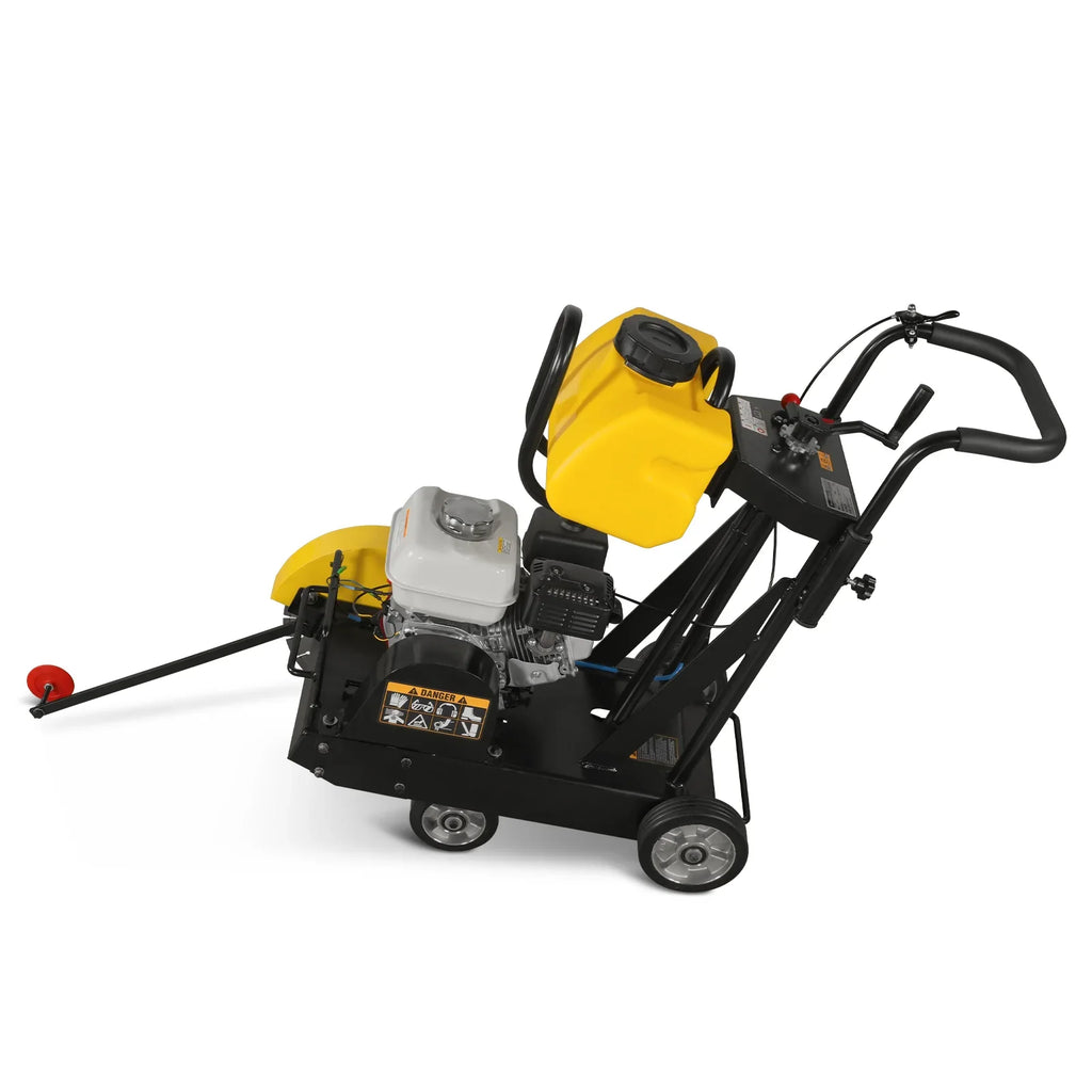 MechMaxx FS350H Honda GX160 Walk-Behind Concrete Floor Saw 14 Inch Blade 4 Inch Cutting Depth