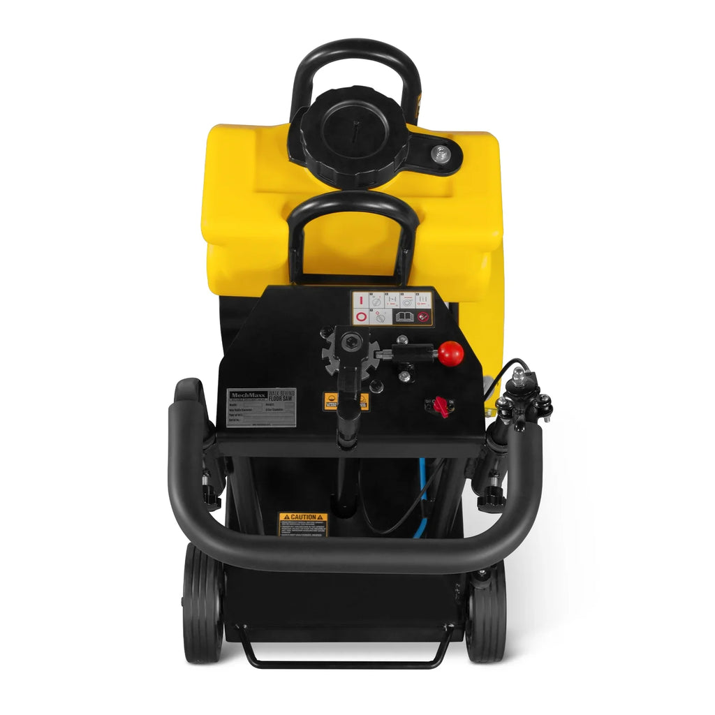 MechMaxx FS350H Honda GX160 Walk-Behind Concrete Floor Saw 14 Inch Blade 4 Inch Cutting Depth