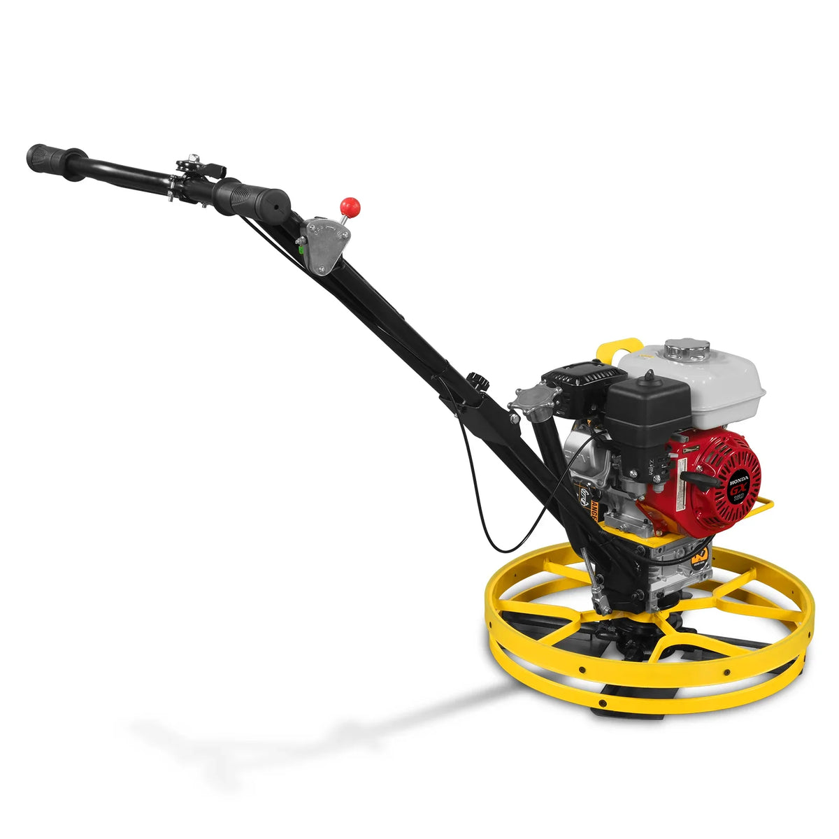 MechMaxx PT22H Honda GX160 23 Inch Walk-Behind Concrete Power Trowel with Blades and Float Pan