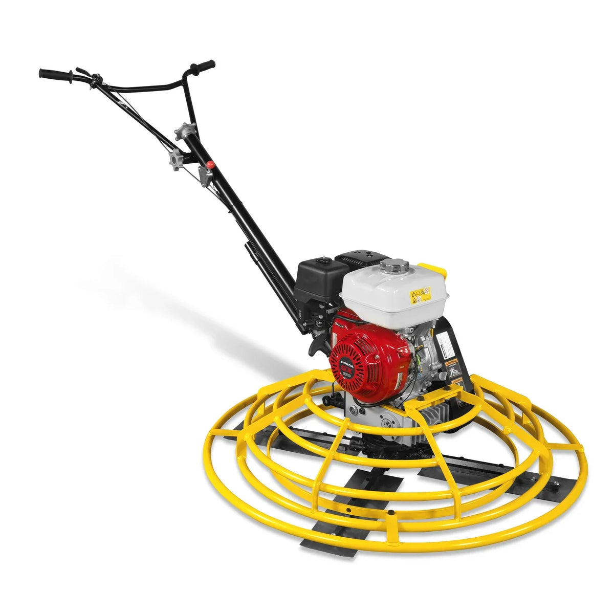 MechMaxx PT46H Honda GX270 44 Inch Walk-Behind Concrete Power Trowel with Blades and Float Pan