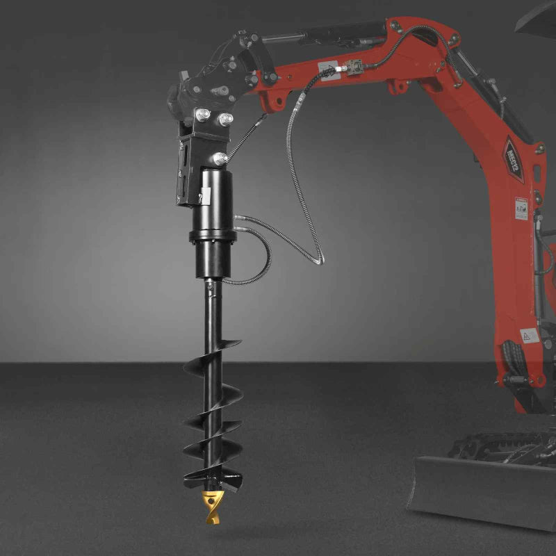 MechMaxx 32x8" Auger Attachment for Mini Excavator