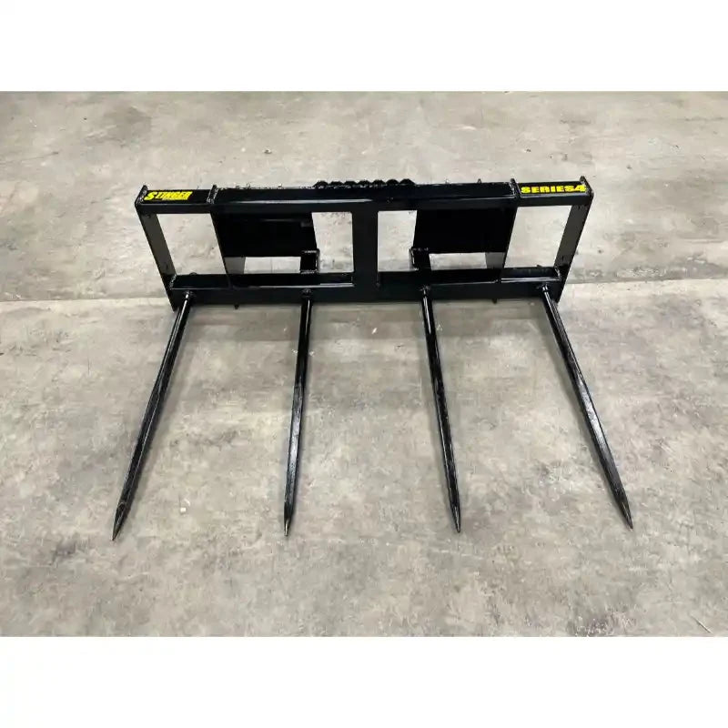 Stinger Attachments BS4-DL-WL Wheel Loader Double Large Bale Spear