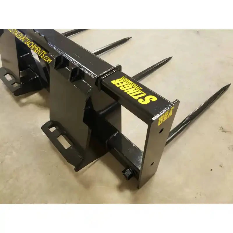 Stinger Attachments BS3-WL Series 3 Wheel Loader Bale Spear