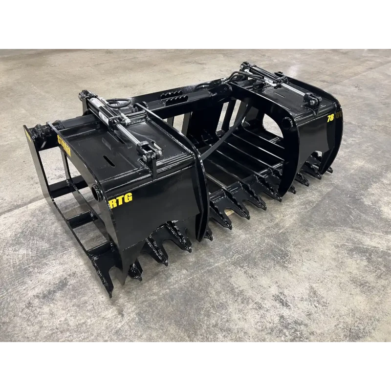 Stinger Attachments RTG‑XD‑TRACTOR Tractor Heavy‑Duty Grapple Bucket