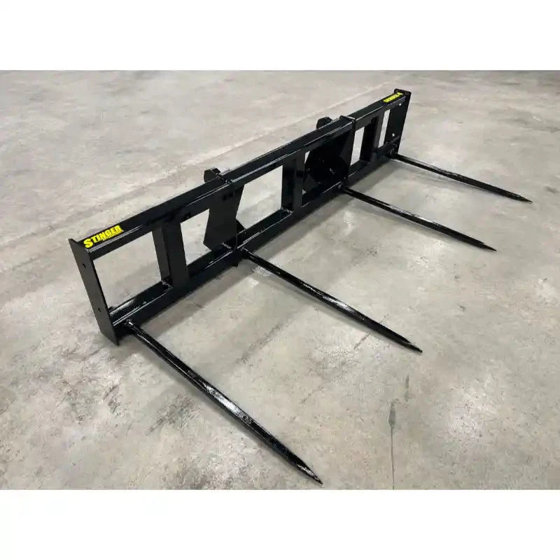 Stinger Attachments BS4-DL-T Tractor Double Large Bale Spear