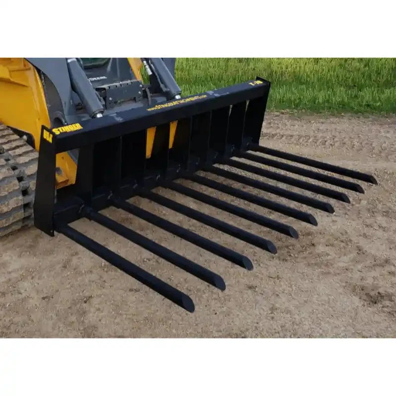 Stinger Attachments MT Skid Steer Manure Tine Bucket