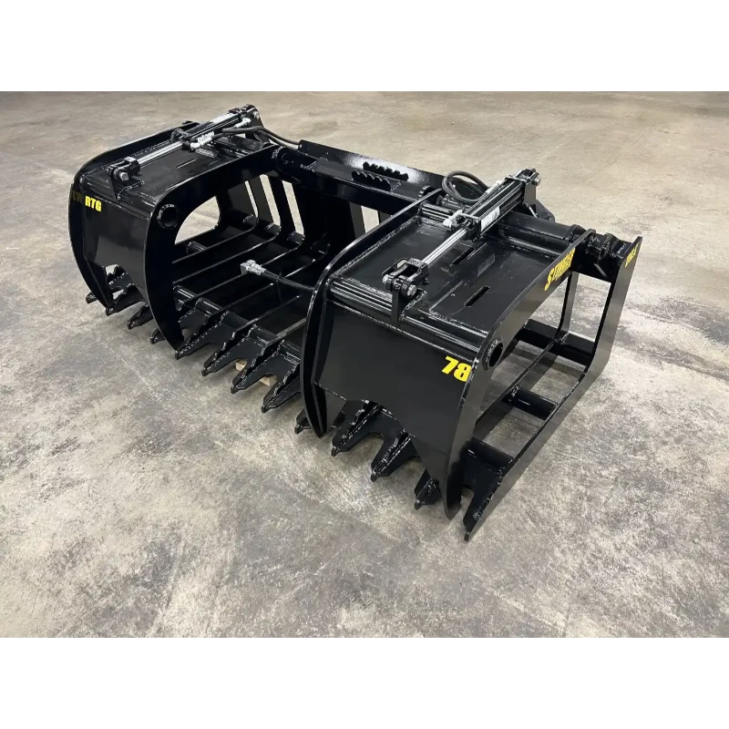 Stinger Attachments RTG-XD-T Tractor Heavy-Duty Grapple Bucket