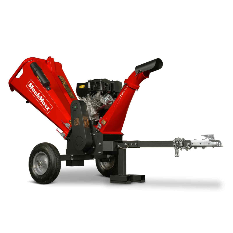 MechMaxx GS1500 5" 15hp Gasoline Engine Self-Feeding Wood Chipper