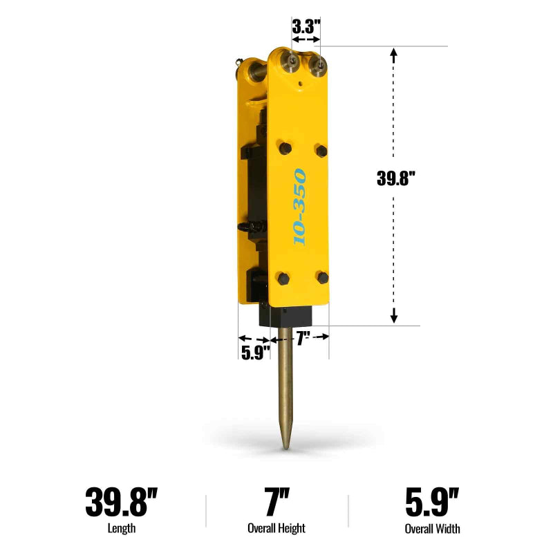 MechMaxx Hydraulic Hammer Breaker for Mini Excavator
