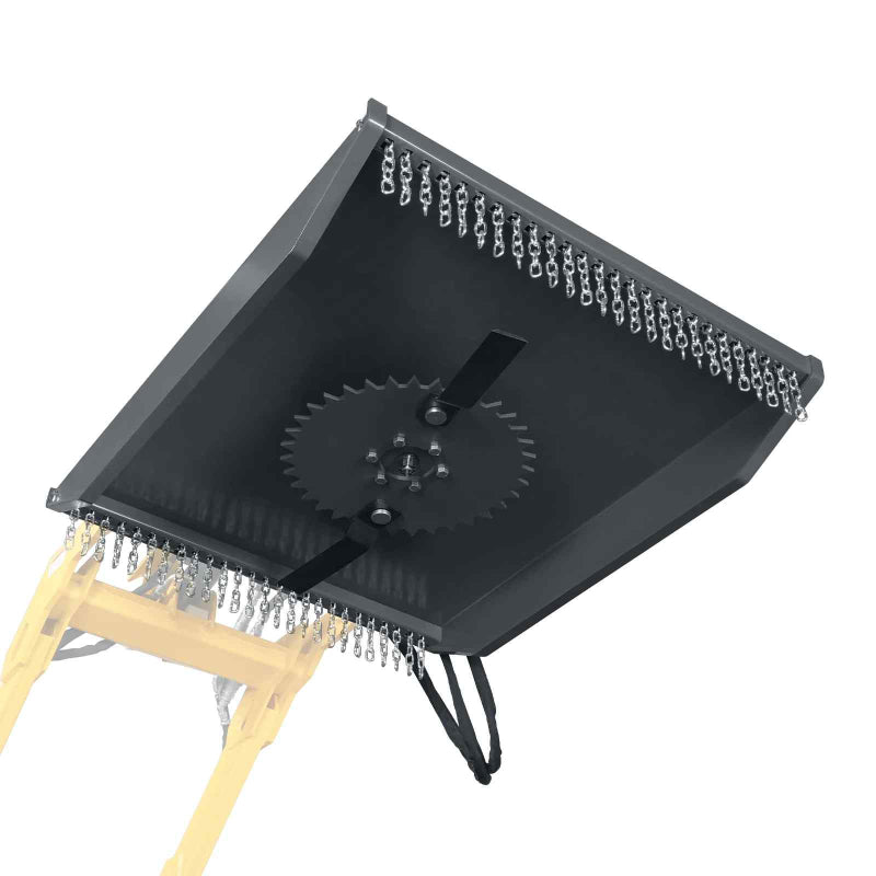 MechMaxx 42'' Mini Skid Steer Brush Cutter with Hydraulic Motor