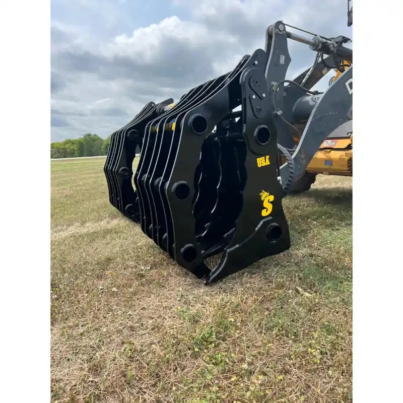 Stinger Attachments CG-XD-WL Wheel Loader Extreme-Duty Clam Grapple
