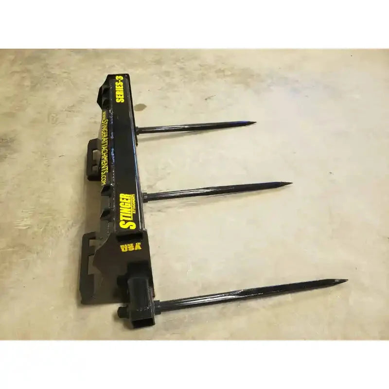 Stinger Attachments BS3-WL Series 3 Wheel Loader Bale Spear