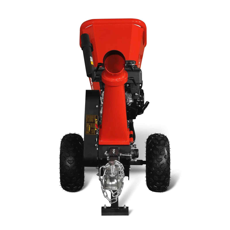 MechMaxx GS650 4" 7hp Gas-Powered, Ducar Wood Chipper with Towbar
