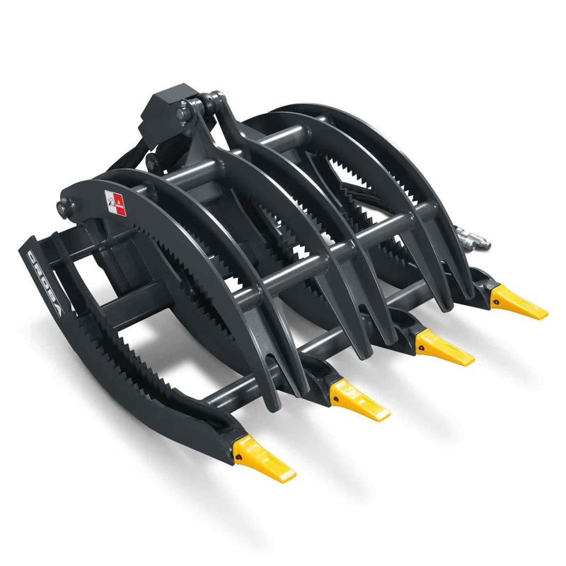 MechMaxx 44'' Mini Skid Steer Timber Grab