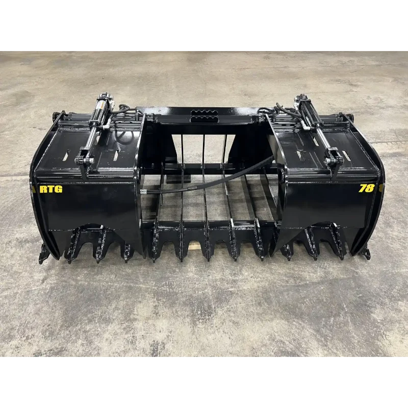 Stinger Attachments RTG‑XD‑TRACTOR Tractor Heavy‑Duty Grapple Bucket