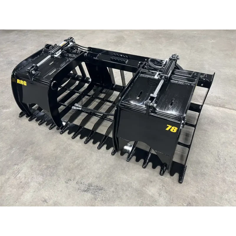 Stinger Attachments RRG Skid Steer Root & Rock Grapple