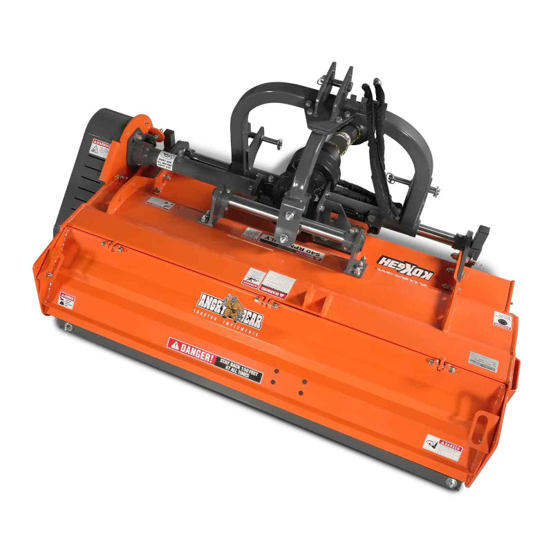 MechMaxx 63" Heavy Duty PTO Flail Mower with Hydraulic Side Shift