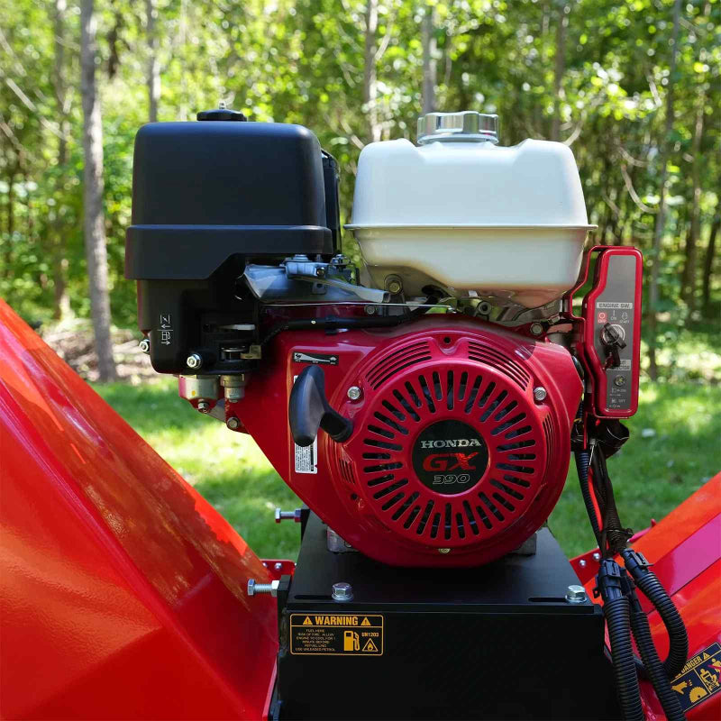 MechMaxx 6 inch Honda Gas-Powered Drum Wood Chipper