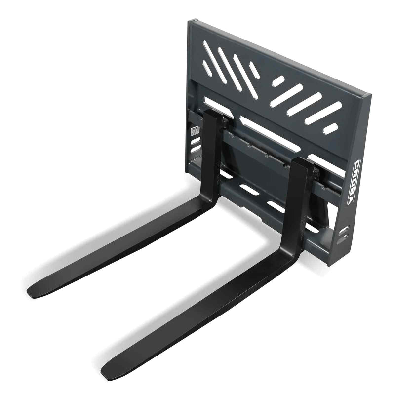 MechMaxx 36'' Mini Skid Steer Pallet Fork Attachment, 2204 lb Weight Capacity
