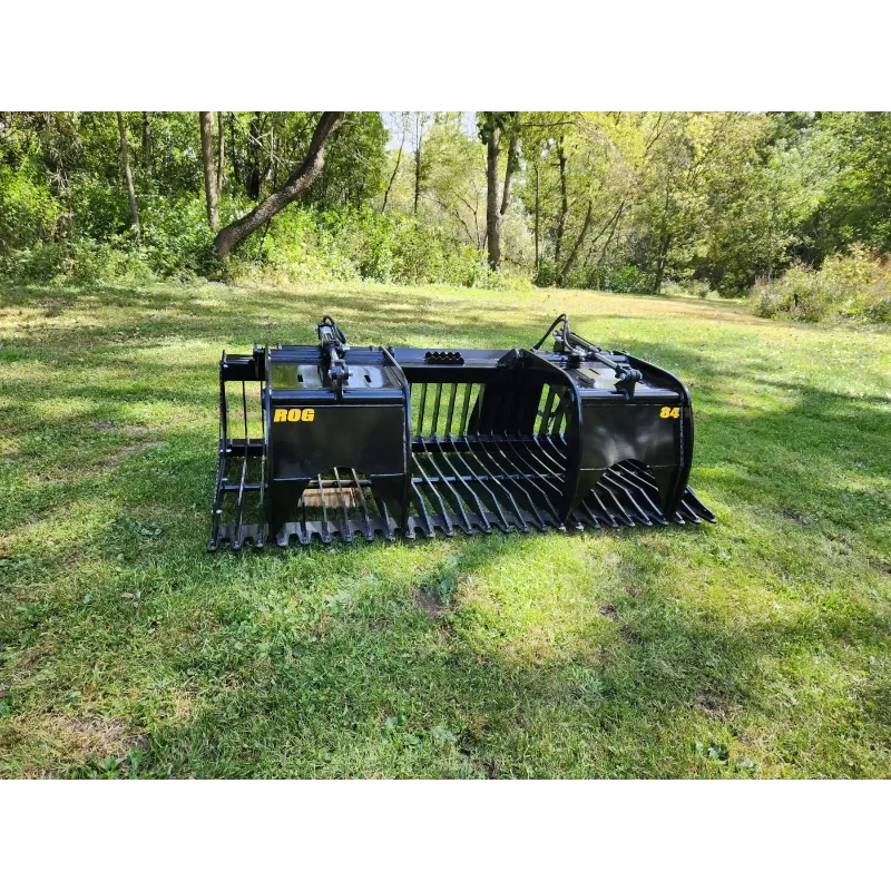 Stinger Attachments ROG-T Tractor Open-Sides Rock Grapple