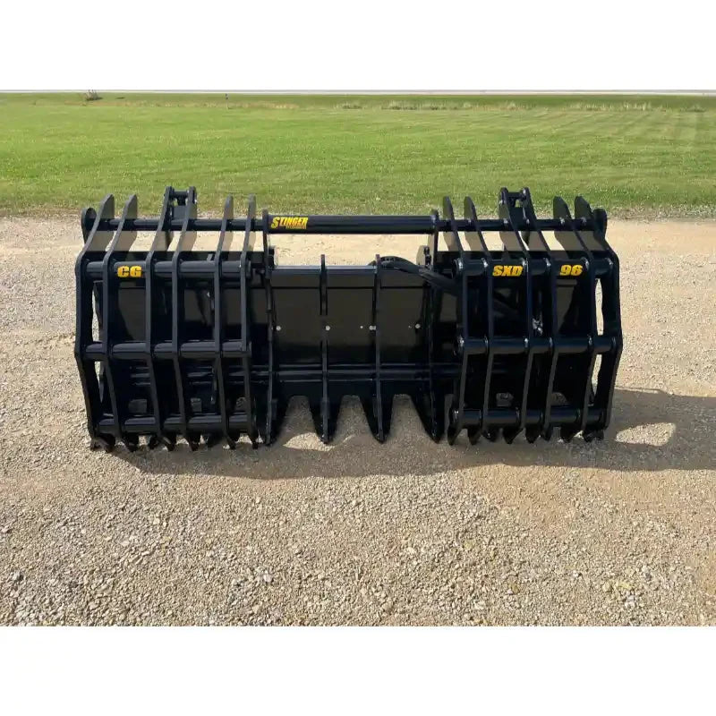 Stinger Attachments CG-SXD Severe-Duty Wheel Loader Clam Grapple