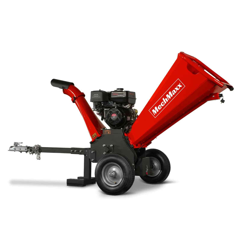 MechMaxx GS1500 5" 15hp Gasoline Engine Self-Feeding Wood Chipper