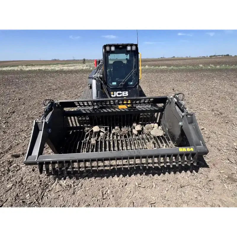 Stinger RR Skid Steer Rock Bucket & Reel Package