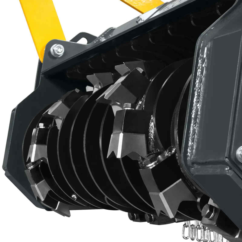 MechMaxx MCH37 Mini Skid Steer Drum Forestry Mulcher