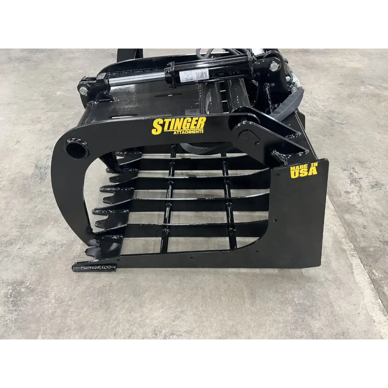 Stinger Attachments RRG Skid Steer Root & Rock Grapple