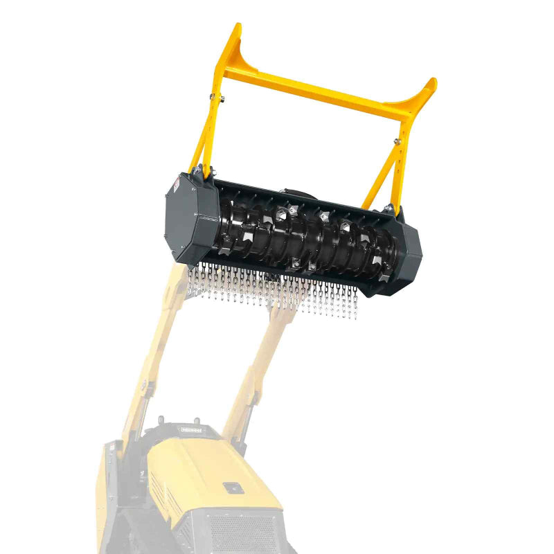 MechMaxx MCH37 Mini Skid Steer Drum Forestry Mulcher
