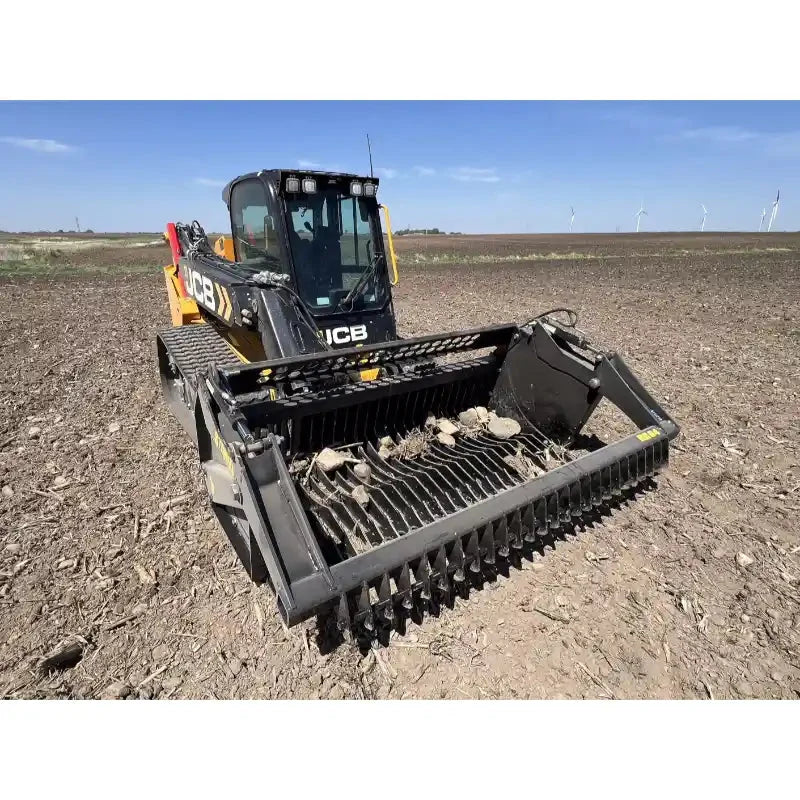 Stinger RR Skid Steer Rock Bucket & Reel Package
