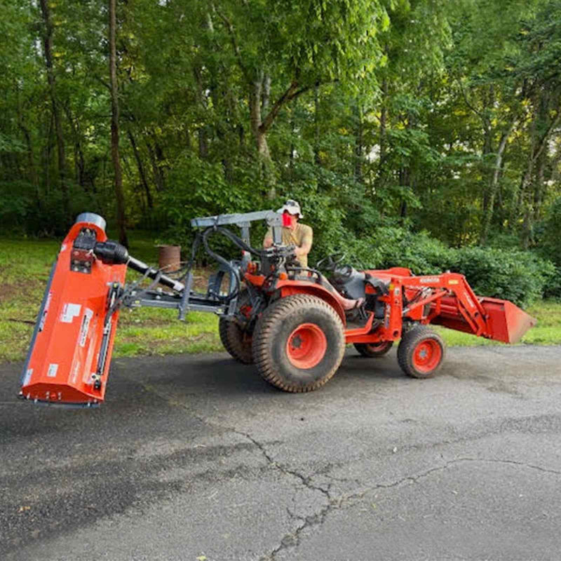 MechMaxx 48" Standard 3 Point Offset Flail Ditch Bank Mower