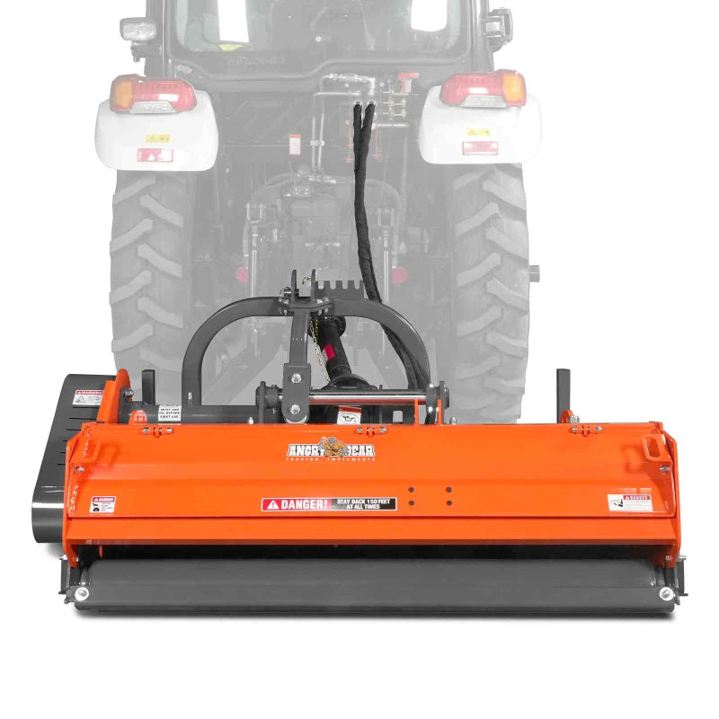 MechMaxx 63" Heavy Duty PTO Flail Mower with Hydraulic Side Shift