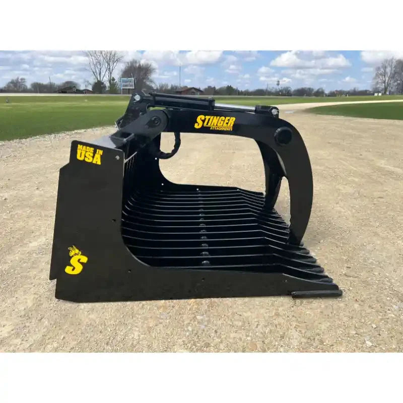 Stinger Attachments ROGSG Skid Steer 48" Rock Grapple Bucket