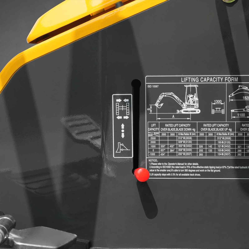 MechMaxx MEC17PRO Mini Excavator with Kubota Engine