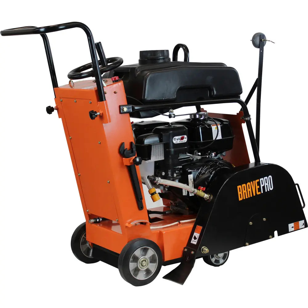 BravePro BRPCS210H Walk-Behind Concrete Saw – Honda GX390, 14in.-20in Blade Capacity