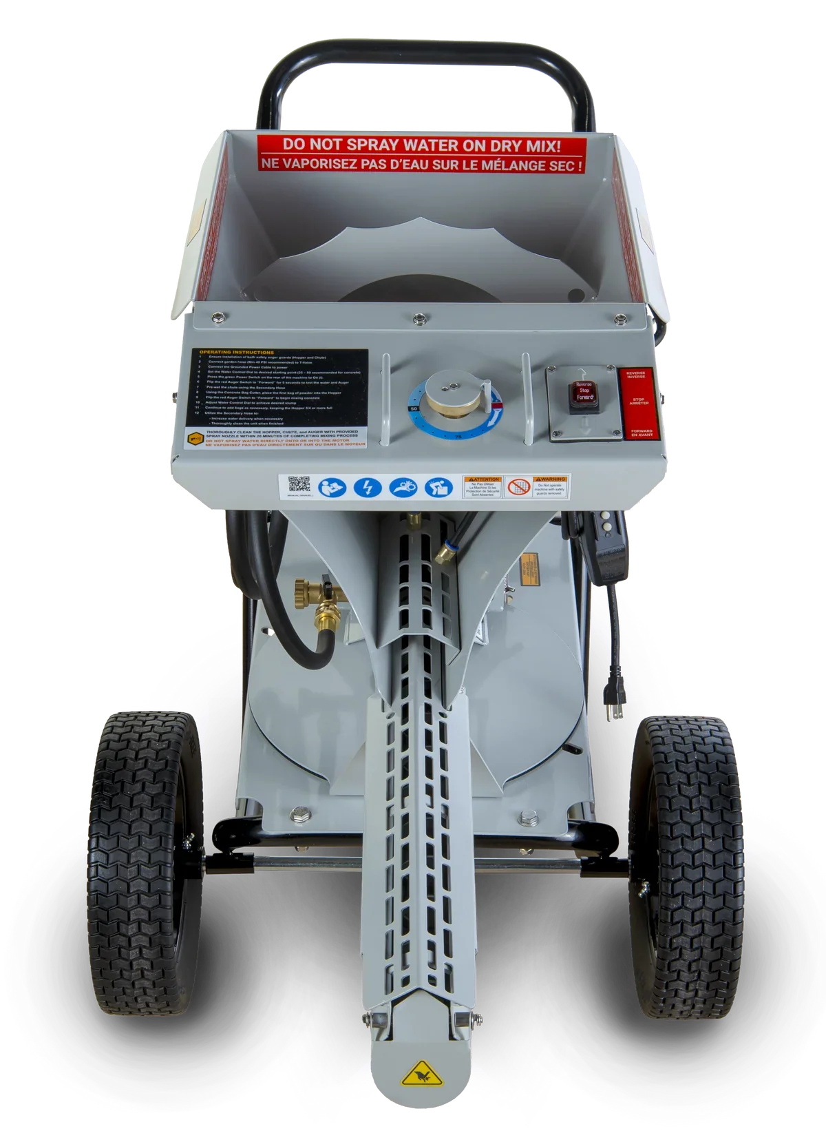 MudMixer Evolution Portable Electric Continuous Concrete Mixer