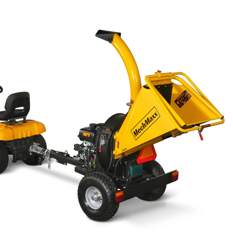 MechMaxx P4205 5-Inch Gas-Powered Towable Wood Chipper