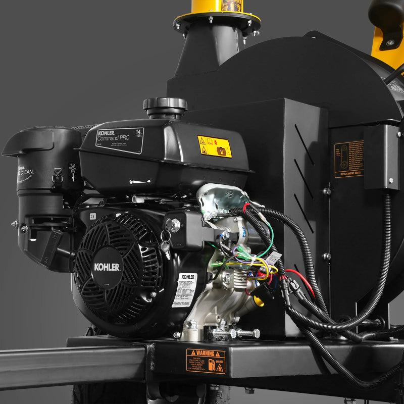 MechMaxx P4205 5-Inch Gas-Powered Towable Wood Chipper