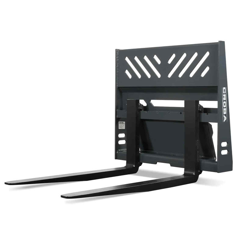 MechMaxx 36'' Mini Skid Steer Pallet Fork Attachment, 2204 lb Weight Capacity