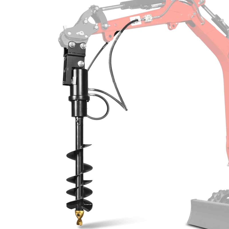 MechMaxx 32x8" Auger Attachment for Mini Excavator